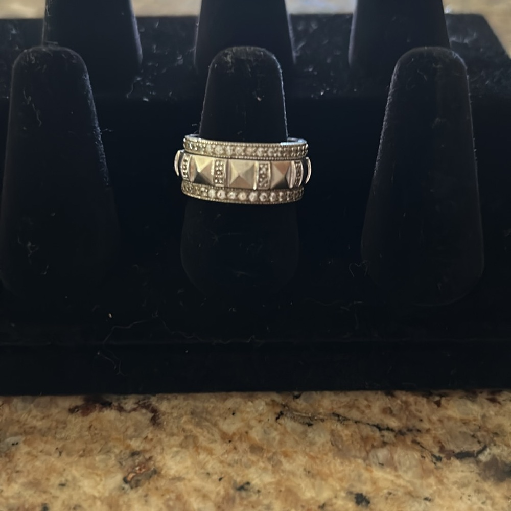 Ross Simmons Elegant Stackable Silver Women's Ring - image 1